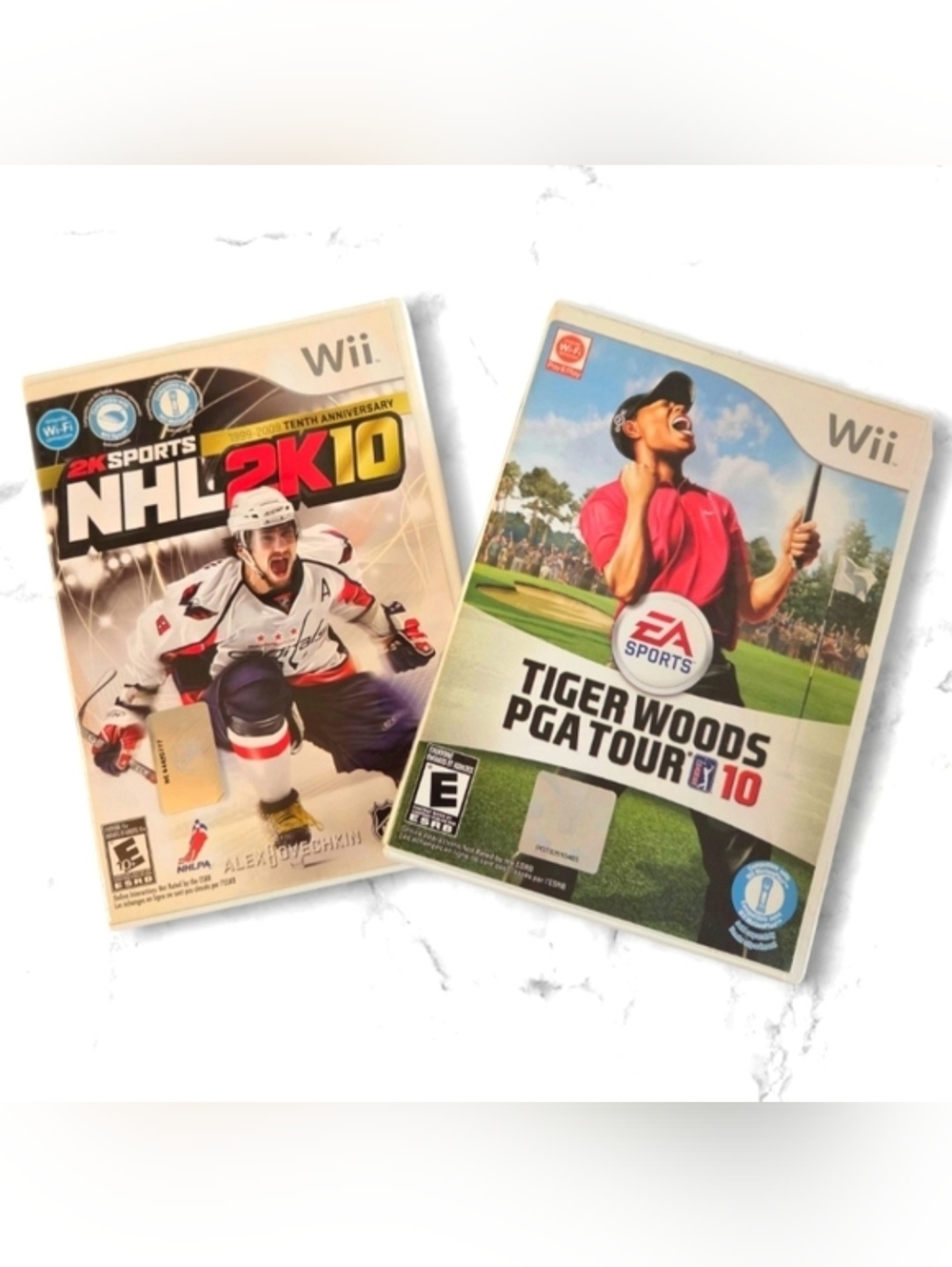 NHL 2K10 and Tiger Woods PGA Tour 10 Wii Games Bundle